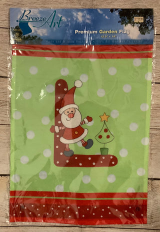 Letters From Santa Monogram Garden Flag