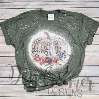 Daydreamer Designs Leopard Pumpkin Graphic T-Shirt