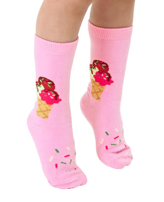 Living Royal Kids Ice Cream 3D Crew Socks