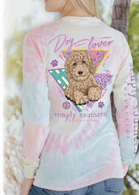 Dog Lover Sorbet Longsleeve by Simply Southern