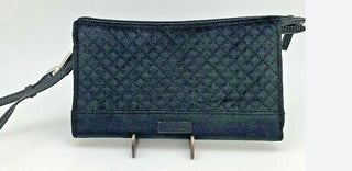 Vera Bradley Velvet Iconic RFID Slim Wristlet in Black