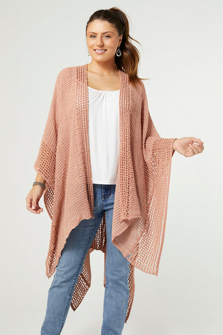 Coco+Carmen Micaela Cardigan Soft Salmon O/S