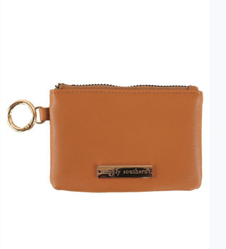 Simply Southern Leather ID Pouch Chai