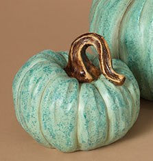 Turquoise Resin Harvest Pumpkin
