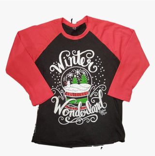 Rebel Rose Winter Wonderland Raglan