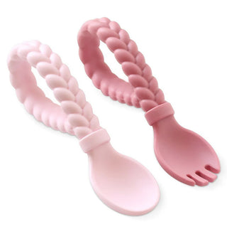 Itzy Ritzy Sweetie Spoon & Fork Set Pink