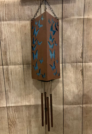 Garden Solar Metal Wind Chime, 33.46”