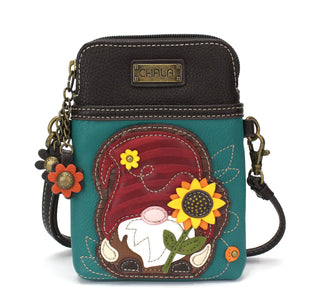Chala 827 Cellphone Crossbody Gnome Turquoise