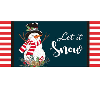 Holly Snowman Switch Mat (Let it Snow)