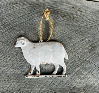 Metal Sheep Ornament