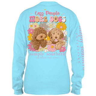Simply Southern Long Sleeve Tee More Dogs Pool