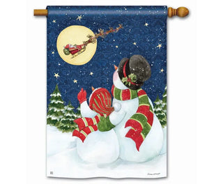 Santa Trackers Standard House Flag