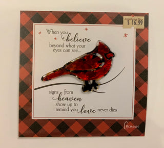 Memorial Cardinal Pin
