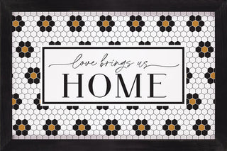 Love Brings Us Home Framed Art