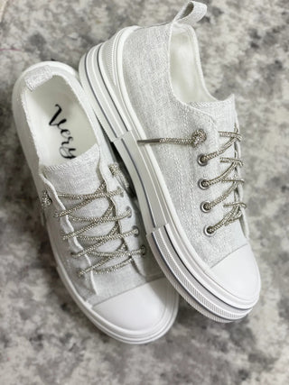 Very G Aman Sparkle Sneakers White