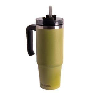 Del Sol Color Changing Tumbler White to Green