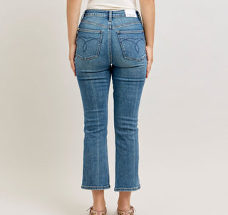 Judy Blue HW Tummy Control Kick Flare 881097