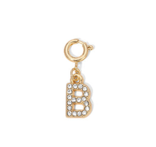 My Fun Colors Rhinestone Initial Gold B