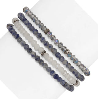 My Fun Colors Spiritual Gemstone Bracelet Denim Sodalite
