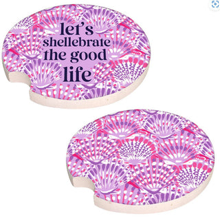 Simply Southern Car Coaster Set Shell