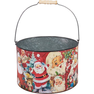 Retro Santa Bucket Large