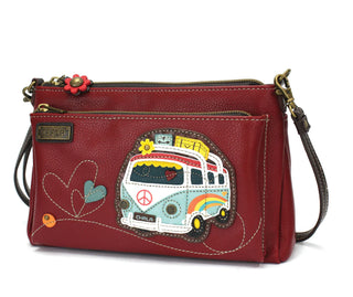 Chala Deluxe Crossbody Bus Burgundy 829