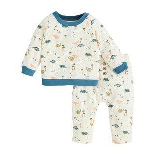 Mudpie Dino Print 2pc Set