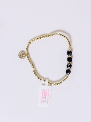 Simply Southern Bracelet Stacks M - Large Black Beads