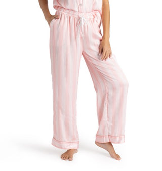 Hello Mello Beauty Sleep Satin Pajama Pants Slumber Party