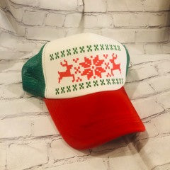 Mirabeau Holiday Print Ugly Baseball Cap