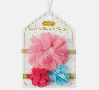 Mudpie Soft Headband & Clip Set