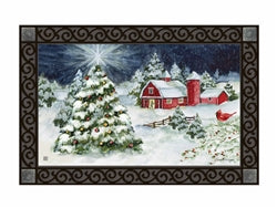 Red Barn Christmas MatMate