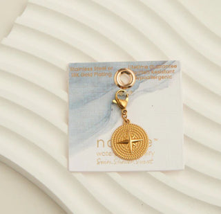 Howard's Narelle Waterproof Compass Charm Gold