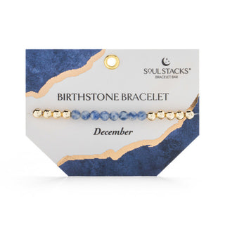 Soul Stacks Birthstone Bracelet December