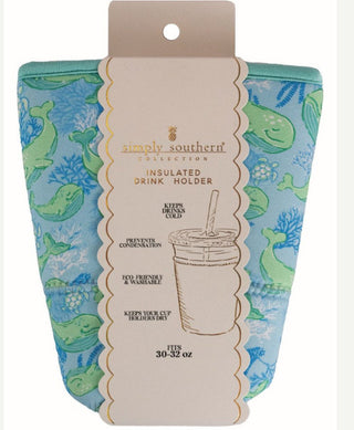Simply Southern Large Drink Sleeve Whale