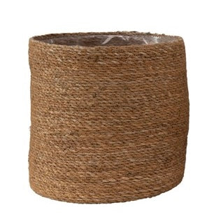 Hand Woven Seagrass Basket, 11”