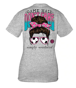 Simply Southern Game Hair Soccer T-Shirt Youth
