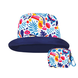 Floppy Tops Kids Sun & Rain Hat Tropic