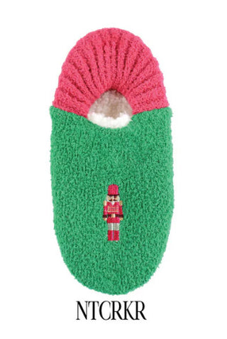Simply Southern Sock Slippers Nutcracker