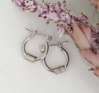 Howard's Silver Ring Hoop Earrings