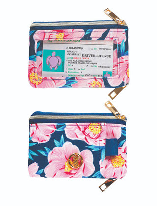 Simply Southern Zip Wallet Pink Bloom