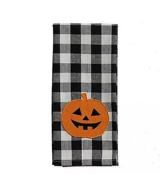Jack-o-lantern Plaid Towel