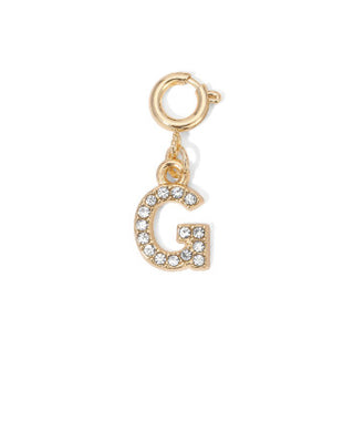 My Fun Colors Rhinestone Initial Gold G