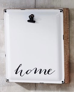 Home Enamel/ Wood Photo Holder
