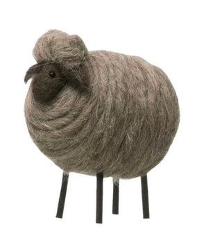 Gray Felt Wool Sheep
