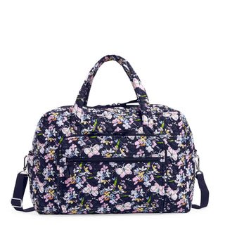 Vera Bradley Weekender Travel Bag Bloom Boom Navy