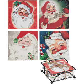 Santa Claus Coaster Set