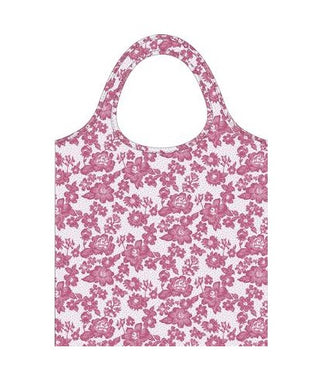 Vera Bradley Foldable Market Tote Raspberry Sorbet Rain Garden