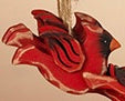 Wooden Cardinal Ornament