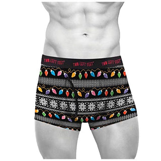 Two Left Feet Ugly Sweater Men's Trunks